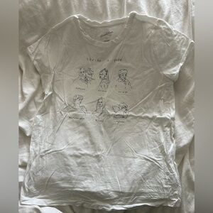 White Graphic Crewneck T-Shirt - Strike a Pose